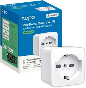 Priza inteligenta TP-Link Tapo P125M, control vocal, monitorizare energie, WiFi