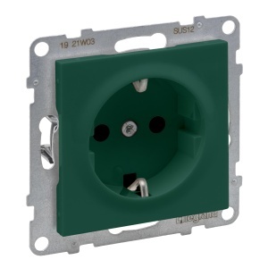 Priza Legrand SEANO 765222 16A 250V Protectie Sporita Verde