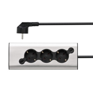 Priza multipla WMF Ambient Multi-Stecker Pro Cromargan 3 prize 2 USB Lumina ambientala - Img 4