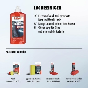 Produse de curatare Sonax LackReiniger 500 ml - Eficient impotriva zgarieturilor - Img 3