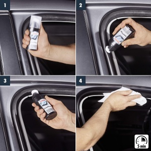 Produse de intretinere auto SONAX GummiPfleger 100 ml cu aplicator din burete - Img 5