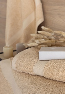 Prosoape Todocama 5502 100 Bumbac Extra Moi 70x140 cm Set 2 Bucati Bej - Img 4