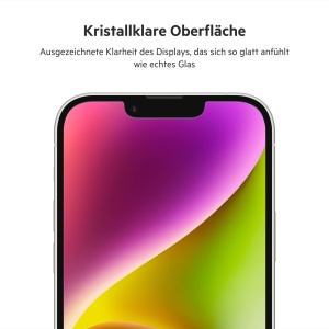 Protectie Display Belkin UltraGlass pentru iPhone 17e, 16e, 14, 13, 13 Pro, 0.29mm, Antimicrobiana - Img 3