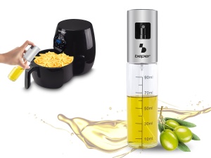 Pulverizator de ulei C102SPE001 BEPER cu recipient de sticla de masurare - Spray de ulei pentru friteuza cu aer cald - Img 1