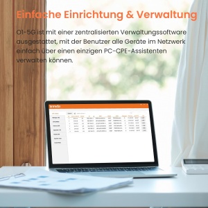Punte WLAN Tenda O1-5G Exterior, 867 Mbits, 1 km, 2 bucati - Img 7