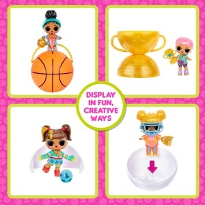 Pupa de colectie L.O.L. Surprise All-Star Sports - 1 figura, 12 modele de colectie, roz - Img 3