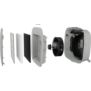 Purificator de aer AEG AX71-304GY / elimina 99,9% din bacteriile din aer / mod automat / indicator de calitate a aerului / filtre puternice / control aplicatie / temporizator / pana la 60 m2 / personalizabil/ gri - Img 3