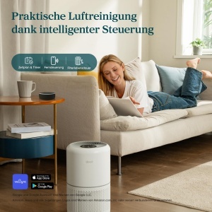 Purificator de aer LEVOIT cu filtru de aer HEPA impotriva a 9997 la suta praf de mucegai polen par de animale de companie feedback privind calitatea a - Img 6
