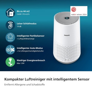 Purificator de aer Philips AC065110, HEPA, 44 m2, energie eficienta, alb - Img 3