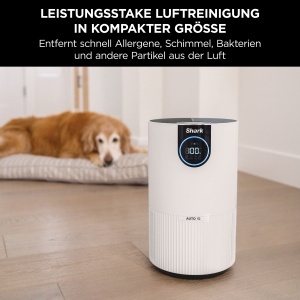 Purificator de aer Shark Compact HP100EU, HEPA, 60m, Alb - Img 2