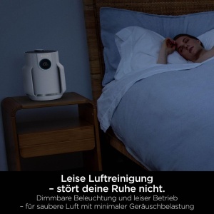 Purificator de aer Shark NeverChange HP072EU, 23 m, HEPA, compact, culoare Dove - Img 7