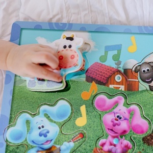 Puzzle din lemn Melissa Doug Blues Clues You, 6 piese, sunete si imagini - Img 7
