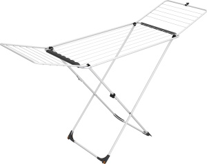 Racitor de rufe Vileda Universal, 18 m, pliabil, cu roti, alb