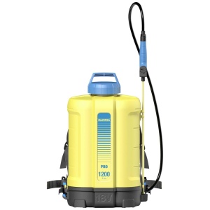 Racitor de spate GLORIA Pro 1200 li-on, 12 litri, compatibil cu acumulator Bosch 18V