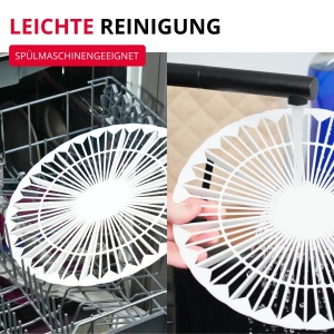 Racitor torturi Westmark 32 cm, 2 bucati, plastic alb, multifunctional - Img 5