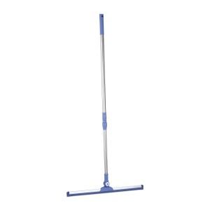 Racleta cu Telescop pentru Apa Relaxdays, 84-135 cm, Guma, Otel Inoxidabil, ArgintieAlbastra
