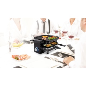 Raclette Princess Piano 162915 pentru 4 persoane, 700W, multifunctionala - Img 7
