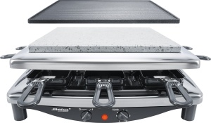 Raclette Steba RC 3, 8 persoane, 1450W, culoare neagra