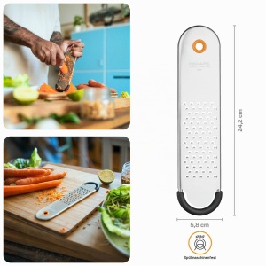 Radea groasa Fiskars Functional Form, inox, 24.2 cm, grinegruportocalie - Img 2