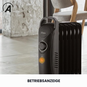 Radiator electric ARDES OILO MINI2 AR4R07M2, 800 W, 7 elemente, portabil - Img 2