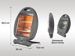 Radiator electric Beper P203PAN005, 800 W, 2 trepte de putere, design compact - Img 3