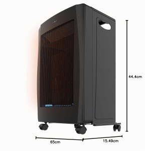 Radiator pe gaz Cecotec ReadyWarm 4200 BlueFlame, 4200 W, pliabil, cu flacara albastra - Img 10