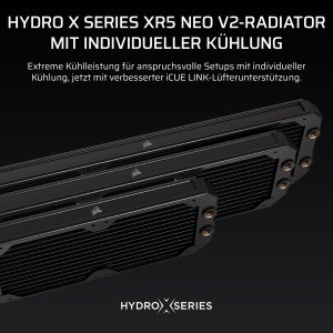 Radiator pentru racire CORSAIR Hydro X-Serie XR5 NEO V2, 360 mm, Negru - Img 2