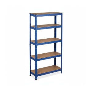 Raft de depozitare Relaxdays, 150 x 75 x 30 cm, capacitate 875 kg, albastru - Img 9