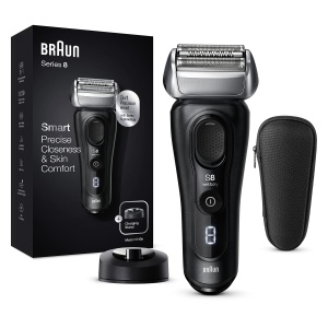 Rasierer electric Braun Series 8 8410s, 40 cap ajustabil, negru