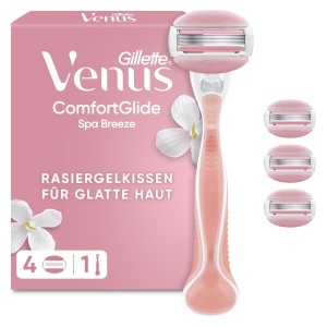Rasierer pentru femei Gillette Venus ComfortGlide Spa Breeze, 3 lame, roz