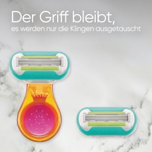 Rasierer pentru femei Gillette Venus Extra Smooth Snap, compact, 5 lame, roz - Img 5