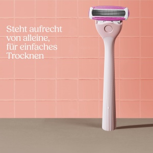 Rasierer pentru femei Wilkinson Sword Intuition Quattro, 6 lame, design ergonomic - Img 6
