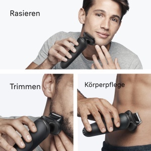 Rasitor electric Braun Series 5, 52-N1650si, negru, 50 minute autonomie - Img 5