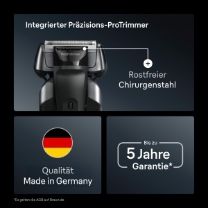 Rasitor Electric Braun Series 8, 8617s, Argintiu, 60 min autonomie - Img 6