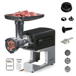 Rasnita electrica Cloer MG8010, 600W, cu display tactil si accesorii