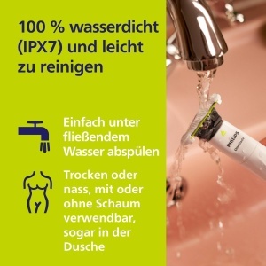 Rasnita Intima Philips OneBlade QP192428, 100 rezistenta la apa, cu 2 lame SkinProtect - Img 5