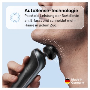 Rasoir electric Braun Series 6, SensoFlex, 100 waterproof, gri - Img 4