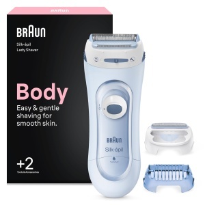 Rasoir electric pentru femei Braun Silkepil LS5160, albastru, 100 waterproof