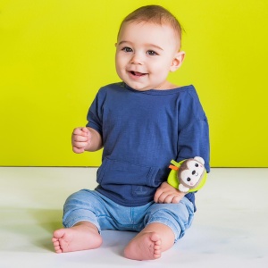 Rassel si Baitring Bright Starts, design Elefant si Af, BPA-free, multicolor - Img 2