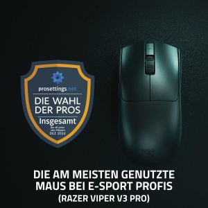 Razer Viper V3 Pro - Mouse de gaming ultrausor fara fir pentru esports (8k Hz HyperPolling, design usor de 54g, senzor Focus Pro 35K DPI, HyperSpeed wireless, 95 de ore de viata a bateriei) Negru - Img 2