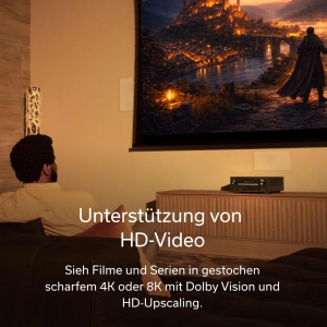 Receiver AV Denon AVC-X3900H, 9.4 canale, 105W, Dolby Atmos, HDMI 2.1 - Img 5