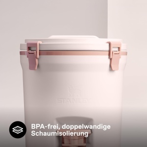 Recipient de apa STANLEY 1913, 7.5L, culoare Rose Quartz, BPA-free - Img 4
