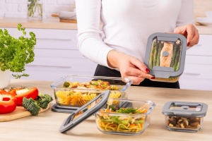 Recipient sticla Kilner Fresh Storage 1,5L cu capac etans si design durabil - Img 6