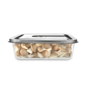 Recipient vid CASO VacuBoxx Inox XL, 4500 ml, sticla borosilicata, capac inox - Img 5