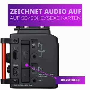 Recorder audio Tascam DR-60DmkII cu 4 canale, preamplificatoare HDDA - Img 6
