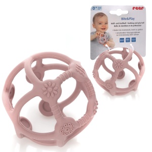 Reer BitePlay Beiss- und Greifball Baby Jucarie Multifunctionala Silicon Sigur