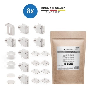 Reer Magnetschloss Set 8 Piese Siguranta Magnetica pentru Copii si Bebelusi - Img 2