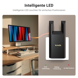 Repetitor WLAN Tenda R10 N300, 300 Mbps, Ethernet, Acoperire 120 m - Img 6