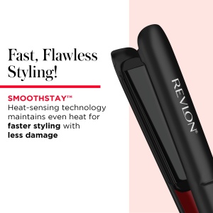 Revlon SmoothStay 25 mm Indreptator de indreptat cu ulei de cocos + geanta de calatorie (farfurii plutitoare cu margini rotunjite, temperatura reglabila pana la 235degC) - RVST2211P - Img 4