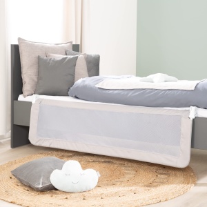 Roba Rausfallschutz Klipp-Klapp 100 cm - Protectie pentru pat copii - Culoare gri - Img 3
